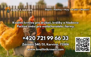 Podpořte spuštění české výroby kvalitních krmných směsí SENITA