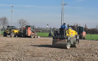 SK Ďáblice - výstavba tréninkového hřiště s umělým povrchem