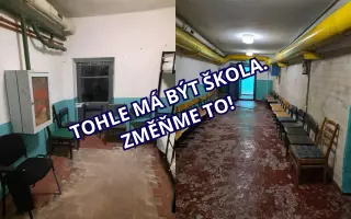 POMOZTE VYBAVIT PODZEMNÍ ŠKOLY A KRYTY