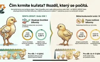 Podpořte spuštění české výroby kvalitních krmných směsí SENITA