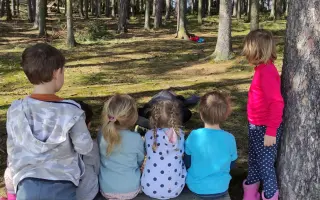 Zázemí pro lesní klub v Třebýcině u Měčína