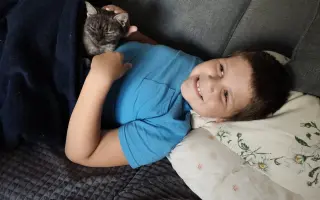 Pomozte zachránit kočičku Kuličku, pro Daníka (9) s Aspergerem je to celý svět