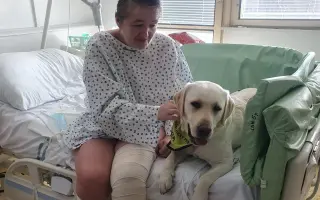 Pomozme Kateřině po mrtvici vrátit se domů ke svému synovi