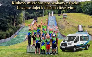 Skokani na lyžích z Oseka, kteří chtějí létat.