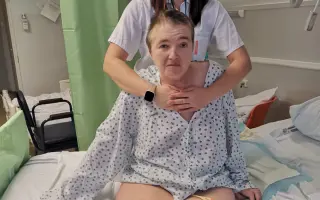 Pomozme Kateřině po mrtvici vrátit se domů ke svému synovi