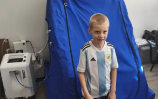 Léčba kmenovými buňkami a hyperbarická komora pro Kájíka