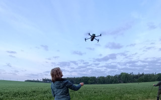 Dron na záchranu mláďat