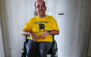 Elektrický pohon invalidního vozíku pro Tomáše
