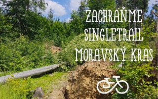 ZACHRAŇME SINGLETRAIL MORAVSKÝ KRAS JEDOVNICE