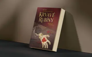 První fantasy román od Miroslava Komínka - KRVAVÉ RUBÍNY
