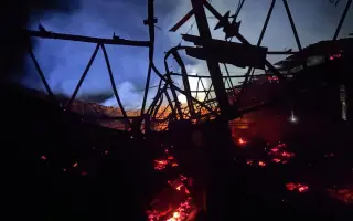 Prosíme o pomoc - sami to po požáru nezvládnou