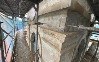 POMOZTE NÁM DOKONČIT OPRAVU VĚŽE KŘIŠŤÁLOVÉHO CHRÁMU