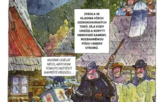 Podpořte knihu PŘÍBĚHY Z JIZERSKÝCH HOR V KOMIKSECH