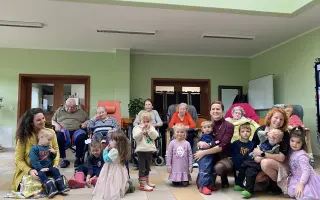 Přírodní zázemí pro děti v lesním klubu Kamínek