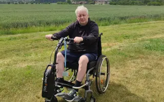 Speciální vozík pro Dalibora – pomoc v boji s ALS