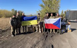 Dvojnásobná pomoc - Pickup pro Ukrajinu/ Double Support – a Pickup for Ukraine