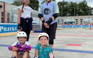 Zimní stadion v Dobříši - umělý povrch, inline hokej, hokejbal, florbal.