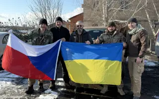 Dvojnásobná pomoc - Pickup pro Ukrajinu/ Double Support – a Pickup for Ukraine