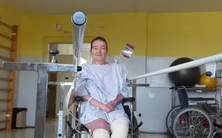 Pomozme Kateřině po mrtvici vrátit se domů ke svému synovi