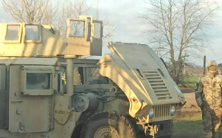 Pneumatiky pro vojenská vozidla na UA