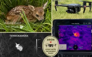 Záchrana srnčat na Liberecku - s dronem s termovizí zachráníme více srnčat