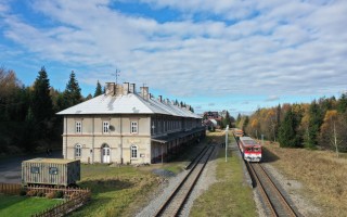 Probuďme nádraží na Moldavě v Krušných Horách