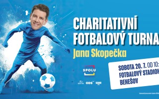 Charitativní fotbalový turnaj Jana Skopečka v Benešově