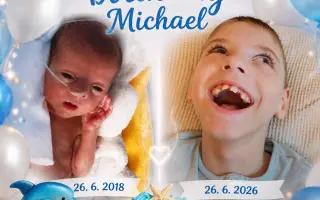 Pomozme bojovníkovi Michálkovi vykročit k prvnímu krůčku a lepší budoucnosti