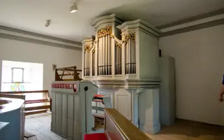 Oprava varhan v Louňovicích p. Blaníkem, v kostele NPM, rodišti J.D.Zelenky
