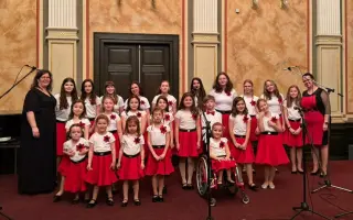 Dětský sbor Chorea pueri ustensis na festivalu v Bratislavě