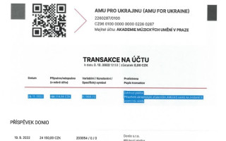 HELP UKRAINE: Pro legionáře v boji/ vzdělání v ČR studentům z UA na AMU