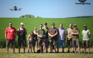 Dron na záchranu srnčat