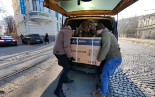 Dodávky plné pomoci Ukrajině 5