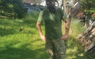 České plynové masky pro ukrajinské bojové mediky