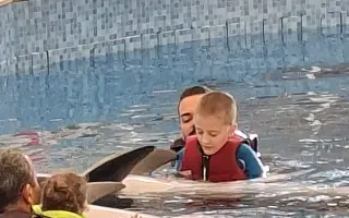 Delfinoterapie pro Teuška