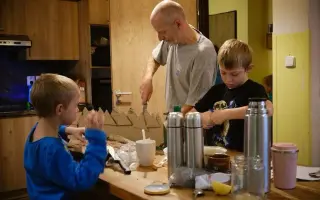 Pomoc tatínkovi a dvěma synům po ztrátě milované maminky