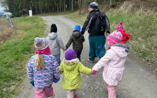 Zázemí pro lesní klub v Třebýcině u Měčína