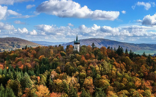 Sv. Wolfgang, stálá expozice na rozhledně Bolfánek
