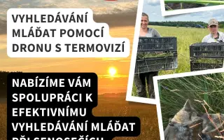 Záchrana zvěře před senosečí - Pardubice a okolí