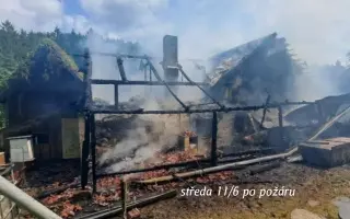 Pomoc rodině z Lubné, které shořel domov