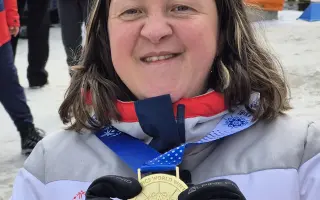 Handicapovaná sportovkyně reprezentující Českou republiku