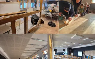 Učebny a výdejna jídla pro Svobodnou školu Indigo