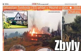 Pomoc na stavbu shořelého domu v Mezné - Požár v Národním Parku České Švýcarsko