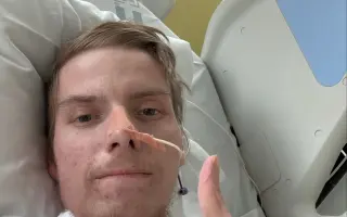Novopečený táta bez příjmu bojuje s Crohnem