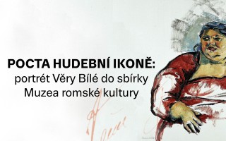 Pocta hudební ikoně: portrét Věry Bílé do sbírky Muzea romské kultury