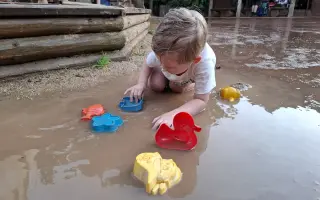 Pomoc Veronice, jejímu synovi a manželovi po nehodě