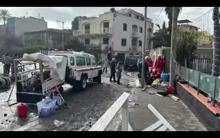 Pomoc Sicílii po bouři Harry