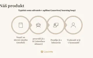 CzechMe - Rozjeďte s námi aplikaci pro výuku českého jazyka pro cizince
