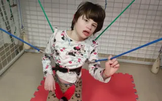 Robotická rehabilitace Lokomat pro Kačenku