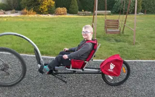 Tandemové elektrokolo pro Matyáška